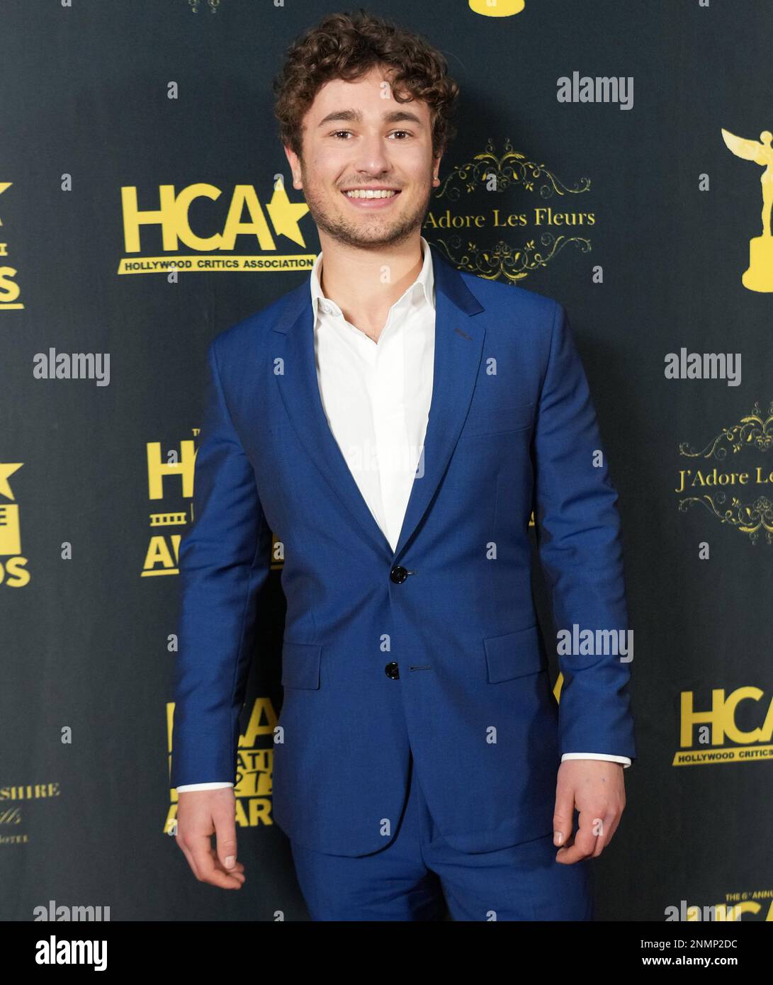 Gabriel LaBelle arrives at the 2023 HCA Film Awards held at the Beverly