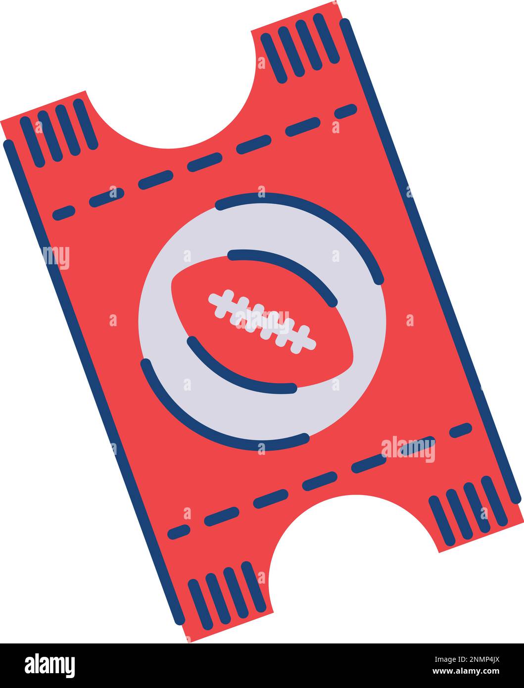 ticket american football Stock Vector Image & Art - Alamy
