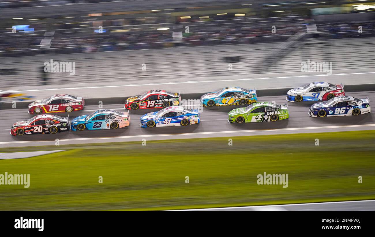 DAYTONA, FL - AUGUST 28: 23XI Racing team driver Bubba Wallace of car ...