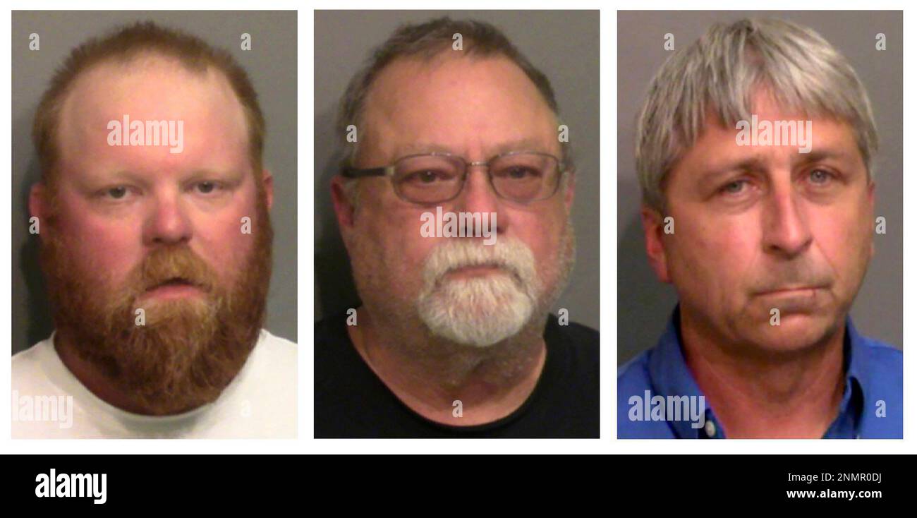 FILE This combo of booking photos provided by the Glynn County, Ga