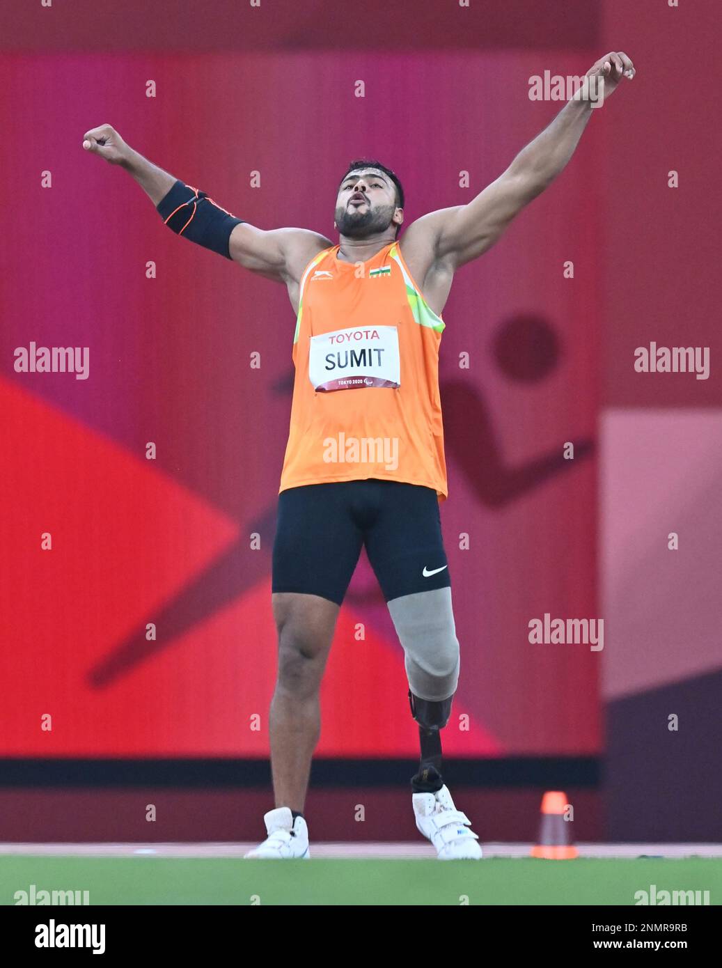 SUMIT Sumit of India competes during Athletics men's Javelin Throw