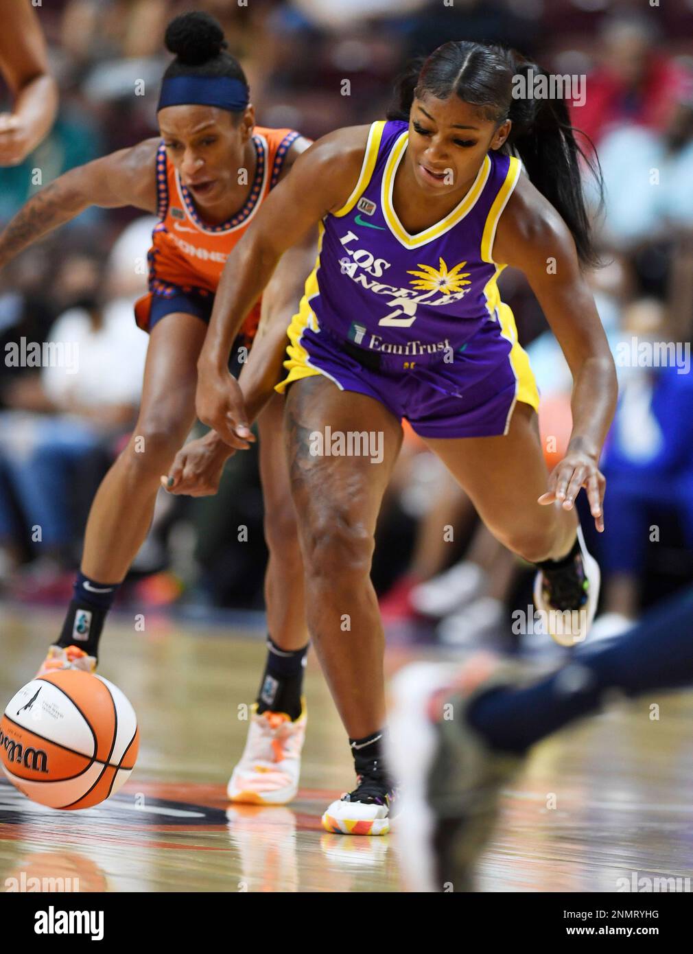 Los Angeles Sparks guard Te'a Cooper (2) poses during media day, Wednesday,  Apr. 27, 2022, in Torrance, Calif Stock Photo - Alamy