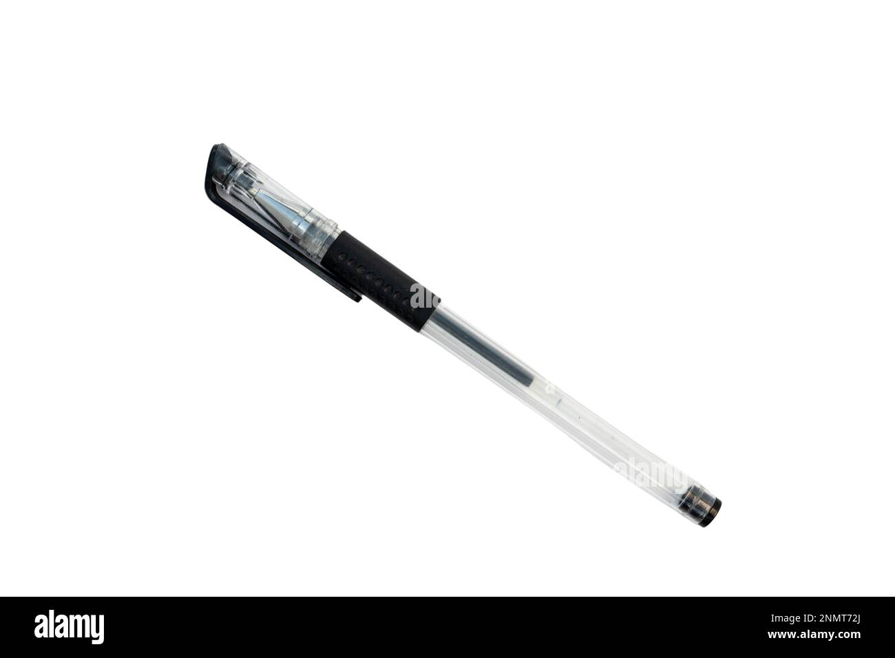 Black ball pen isolated on white background Stock Photo Alamy