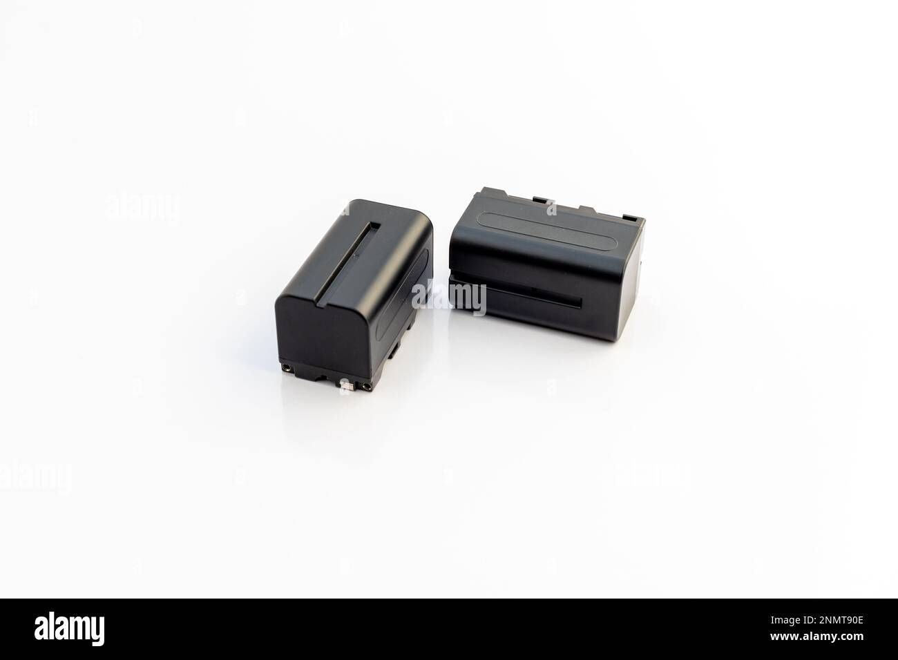 Rechargeable batteries isolated on white background Stock Photo Alamy