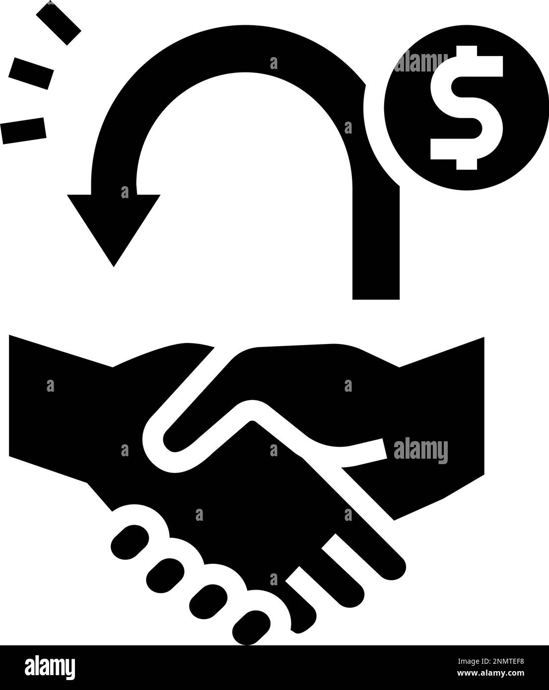 repayment glyph icon vector illustration Stock Vector Image & Art Alamy