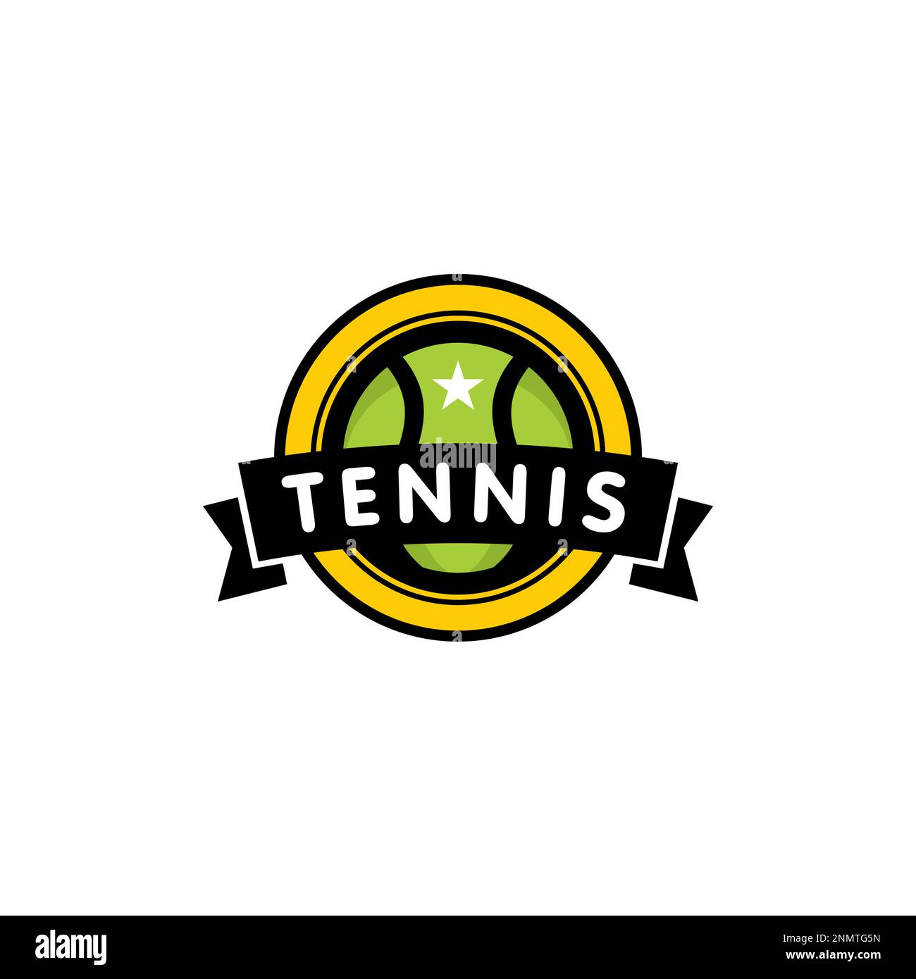 Tennis Club Logo. Padel Sport Logo Design Stock Vector