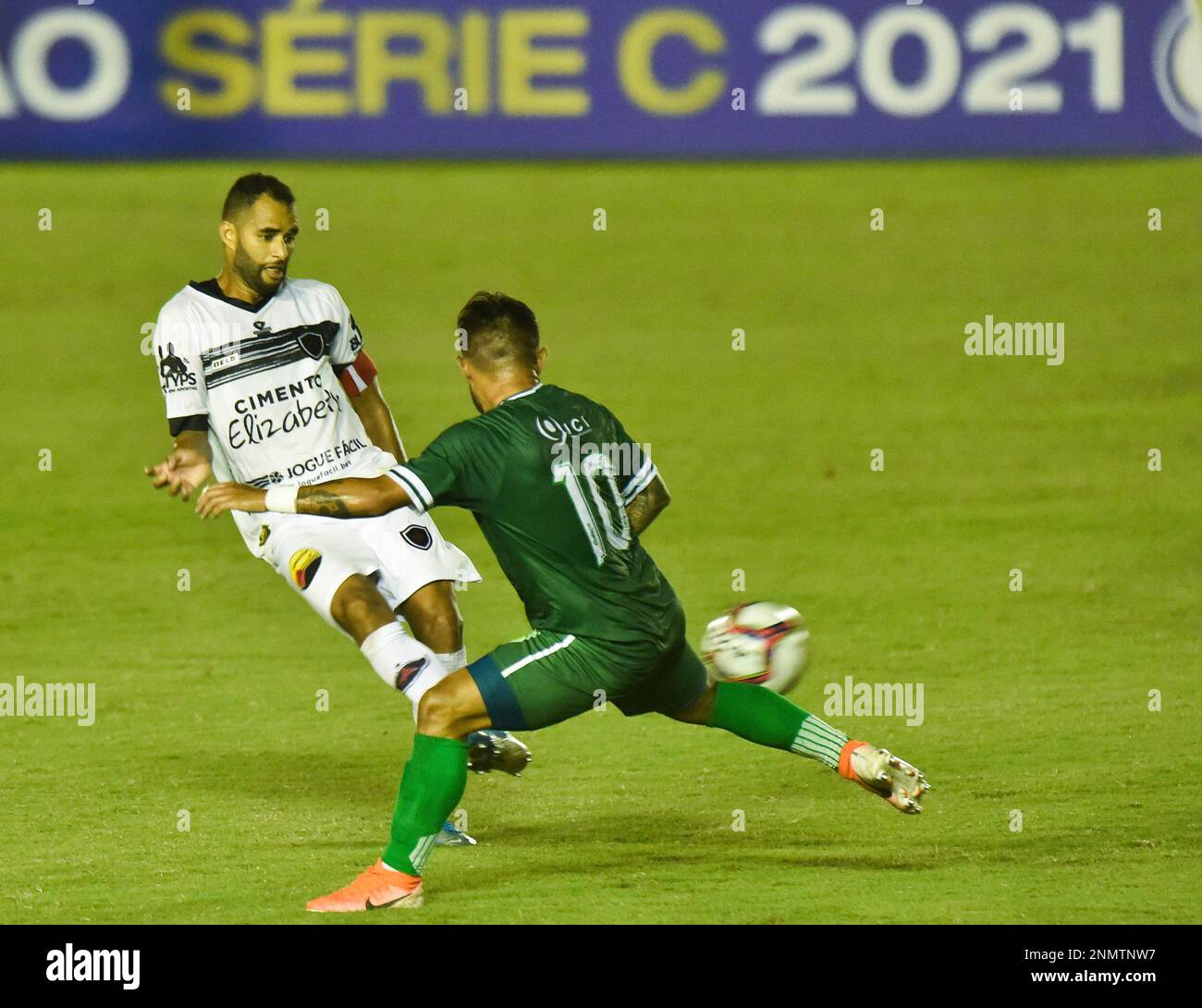 PB - Joao Pessoa - 7/24/2021 - BRAZILIAN C 2021, BOTAFOGO-PB X SANTA CRUZ -  Botafogo-PB player Savio celebrates his goal during a match against Santa  Cruz at Almeidao stadium for the