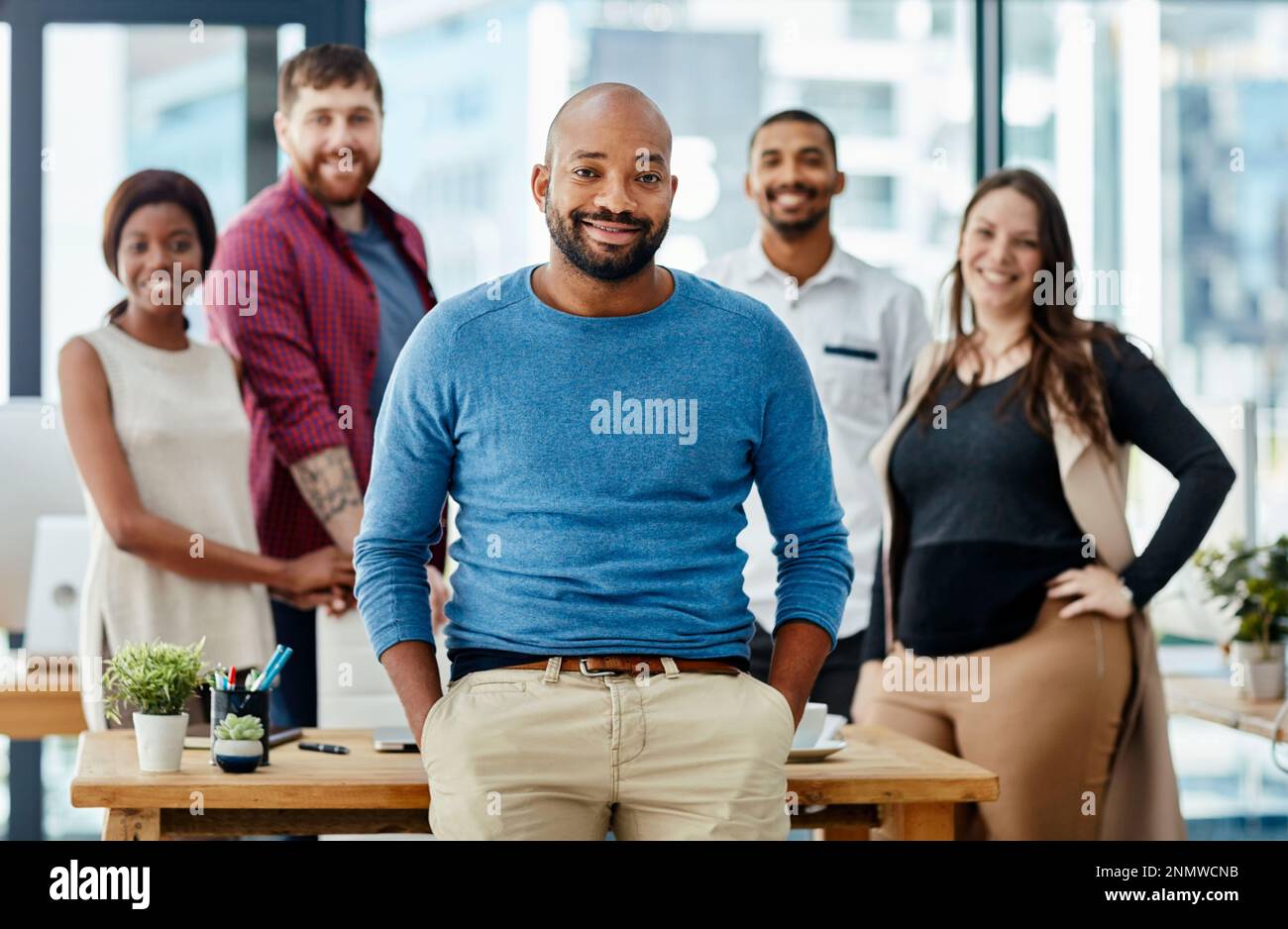 Were ready to step up to the plate. Cropped portrait of a team of young ...