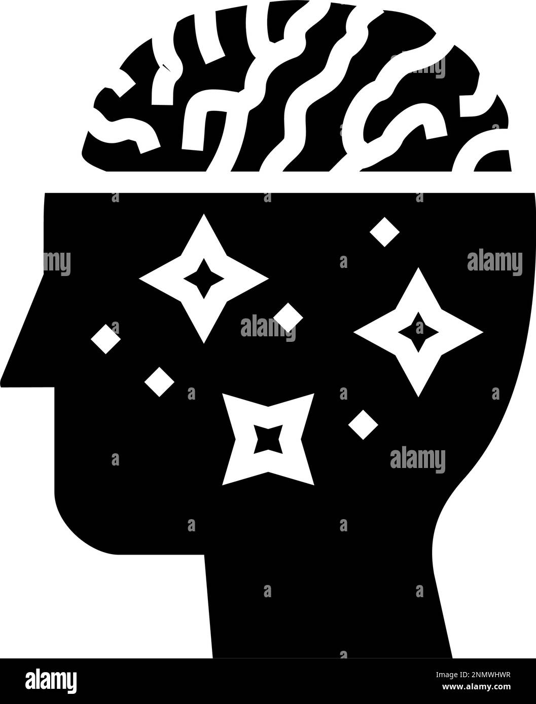 keep open mind glyph icon vector illustration Stock Vector Image & Art ...