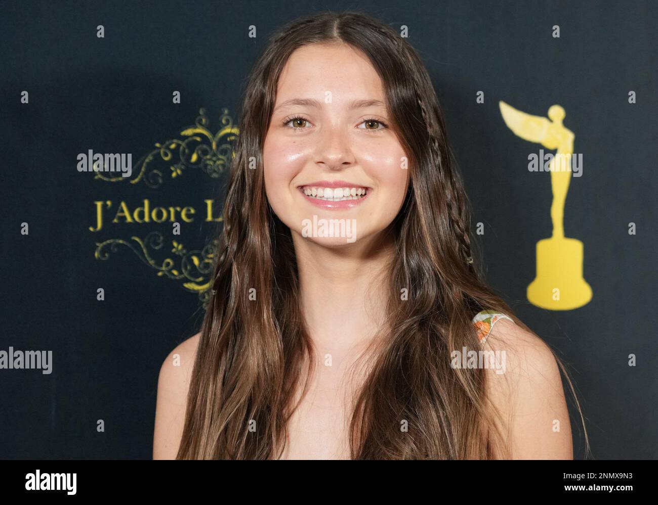 Keeley Karsten arrives at the 2023 HCA Film Awards held at the Beverly