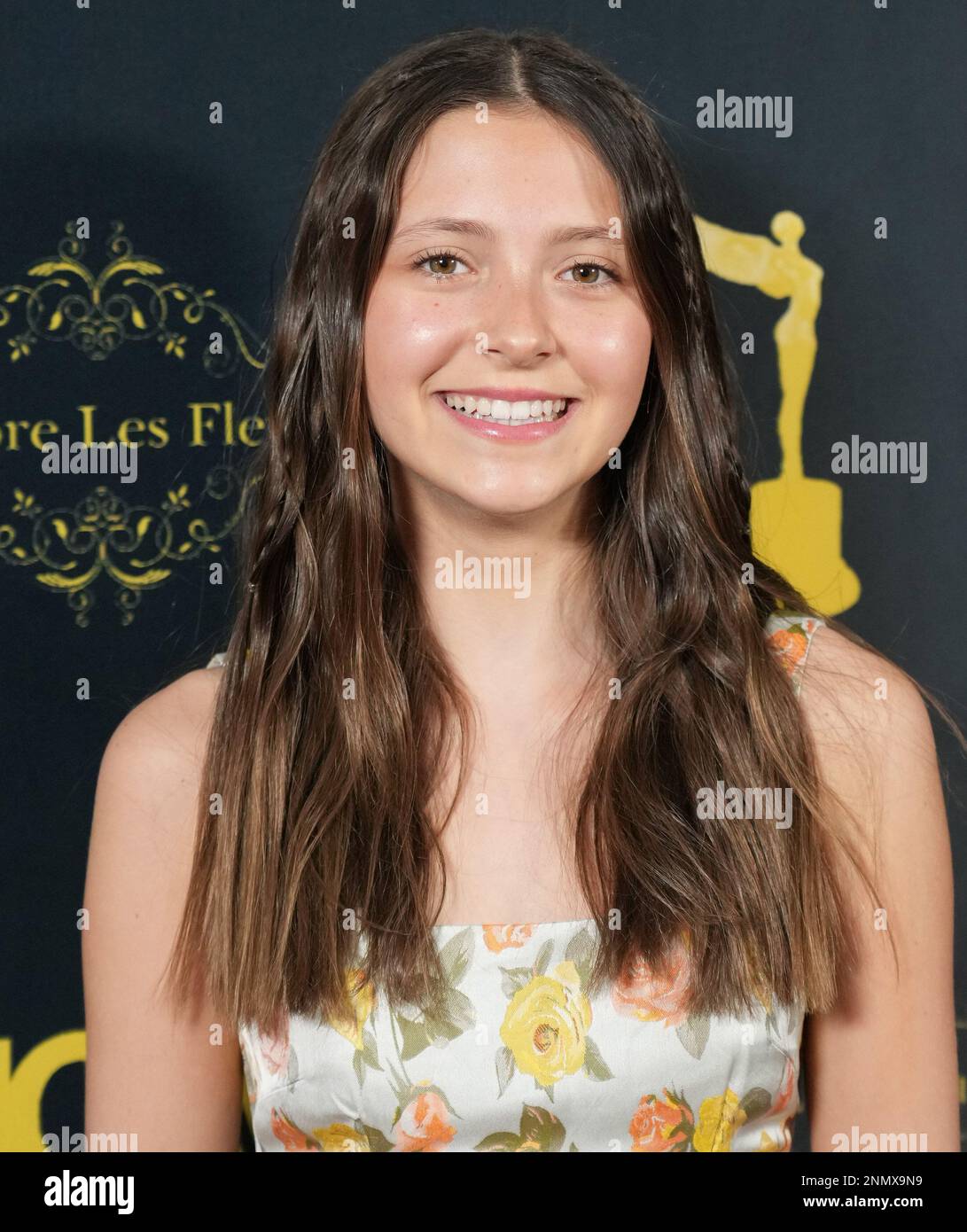 Keeley Karsten arrives at the 2023 HCA Film Awards held at the Beverly
