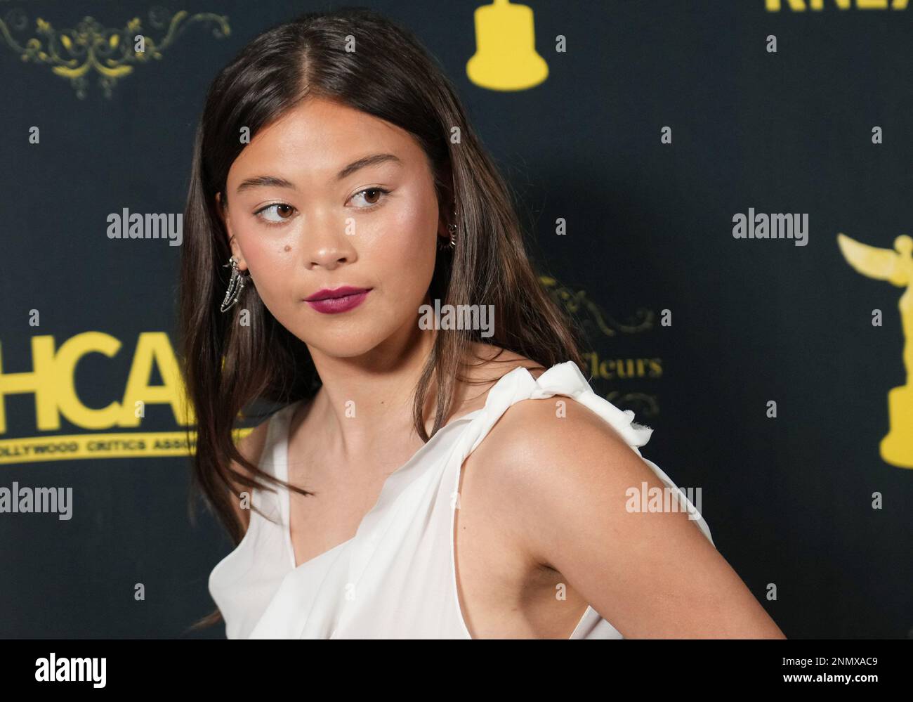 Lukita Maxwell arrives at the 2023 HCA Film Awards held at the Beverly