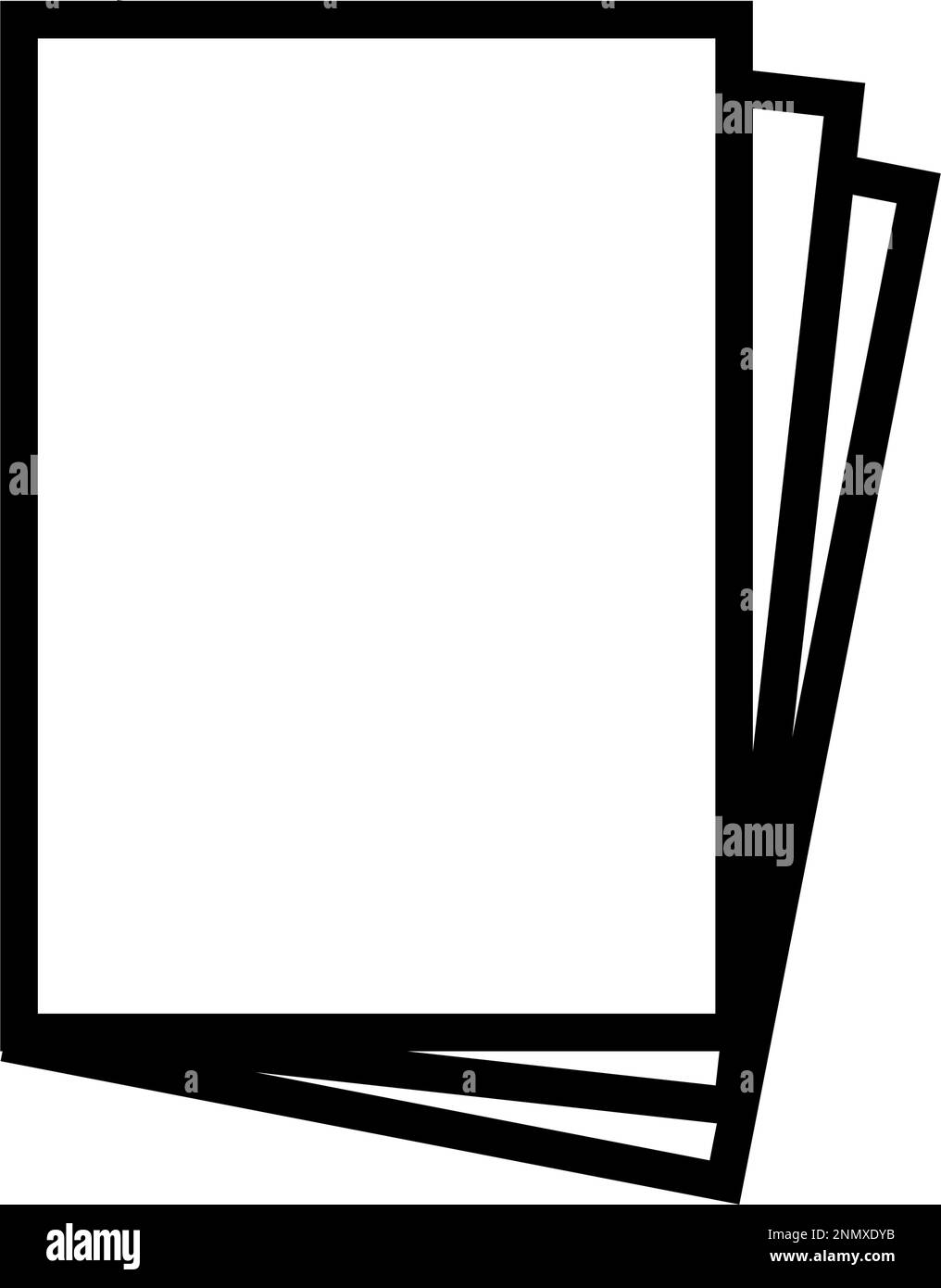 paper sheet document line icon vector illustration Stock Vector Image ...