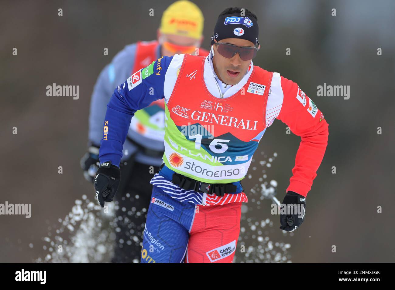 2023 fis world cross country ski championships planica hi-res stock