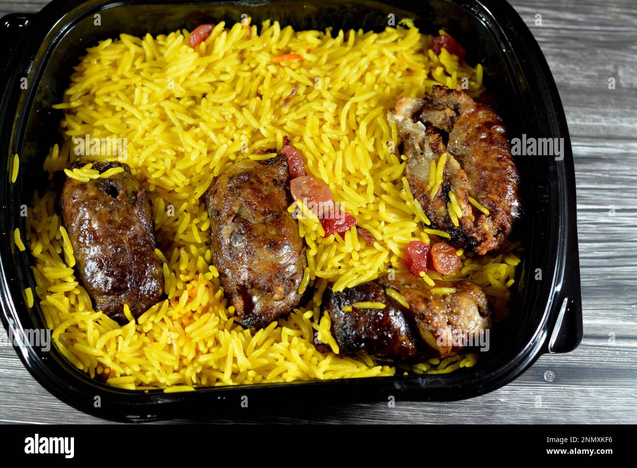 Arabic cuisine traditional food beef Kofta, kebab and tarb kofta shish