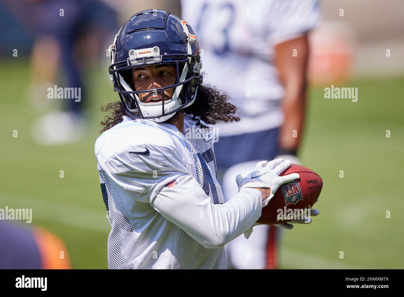 August 05, 2017: Chicago, Illinois, U.S. - Chicago Bears #46 Michael Burton  in action during training camp at Soldier Field in Chicago, IL Stock Photo  - Alamy