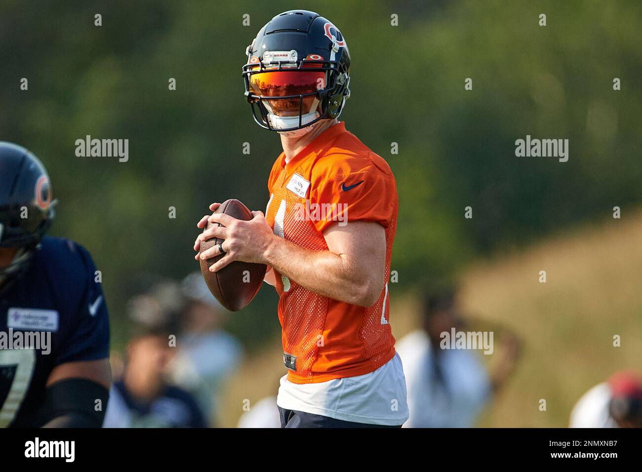 Lake Forest, Illinois, USA. 16th Aug 2021. Chicago Bears Running Back  Artavis Pierce (46) during training camp at Halas Hall, Monday, August 16,  2021, in Lake Forest, Illinois. (Melissa Tamez/Image of Sport)