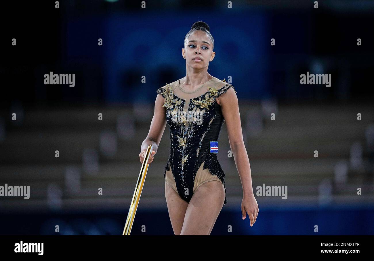 August 6, 2021 Marcia Alves Lopes during Rhythmic Gymnastics at the Tokyo Olympics, Ariake Gymnastics arena, Tokyo, Japan