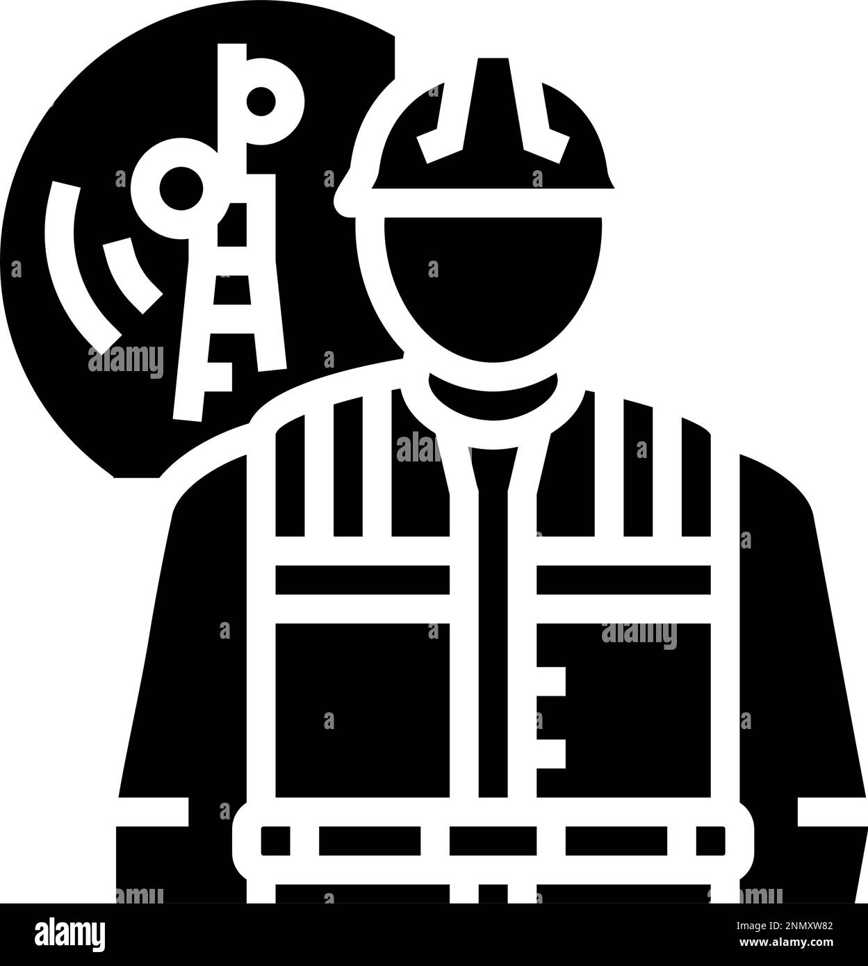 Telecommunications technician work Stock Vector Images - Alamy
