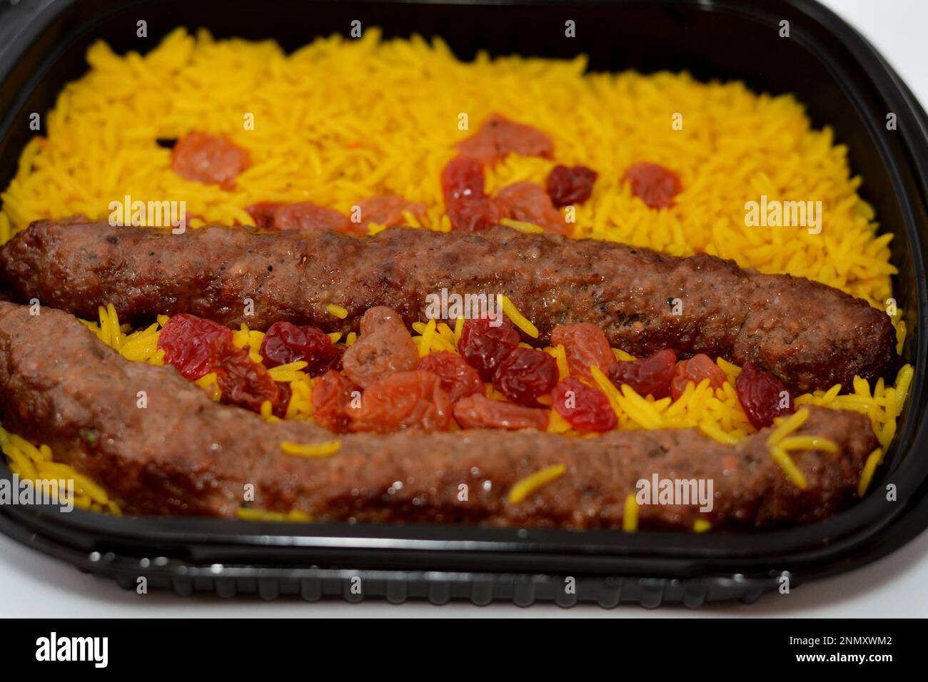 Arabic cuisine traditional food beef Kofta, kebab and tarb kofta shish