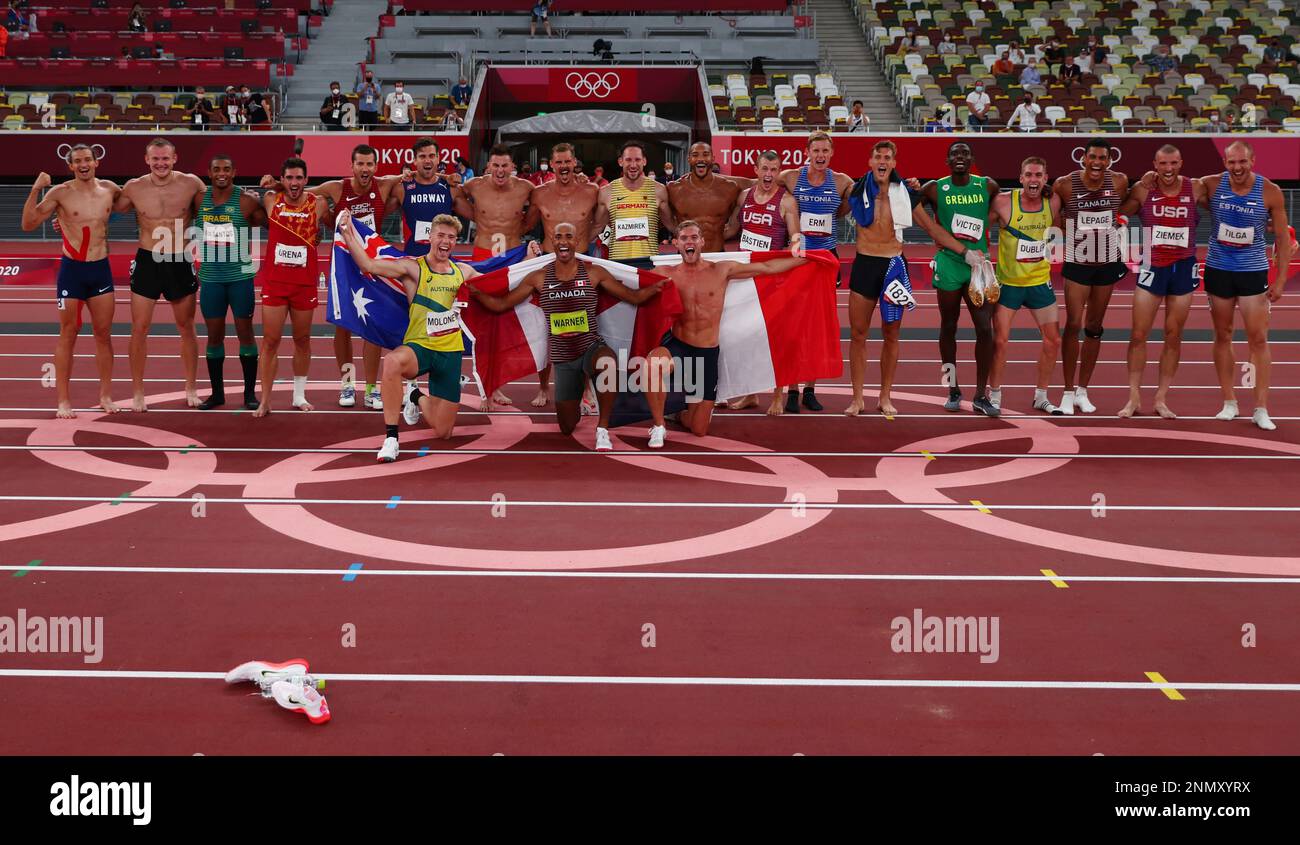 Olympic Decathlon Champions in Action