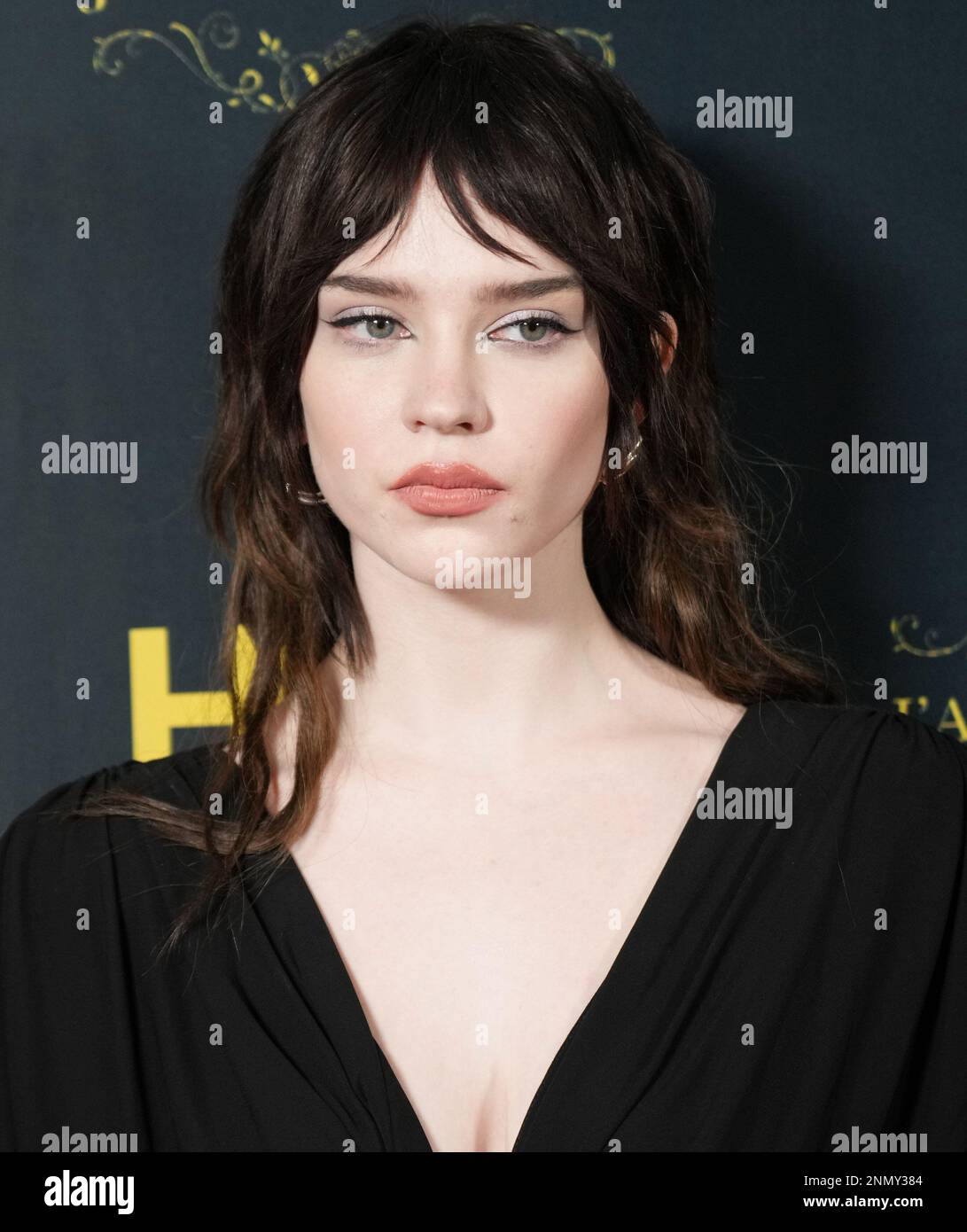 Sophie Thatcher arrives at the 2023 HCA Film Awards held at the Beverly