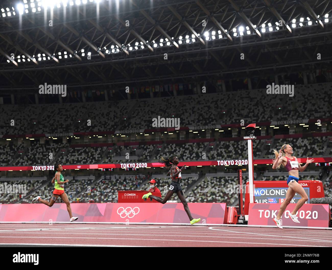 FRERICHS Courtney of United States crosses a goal line during Athletics ...