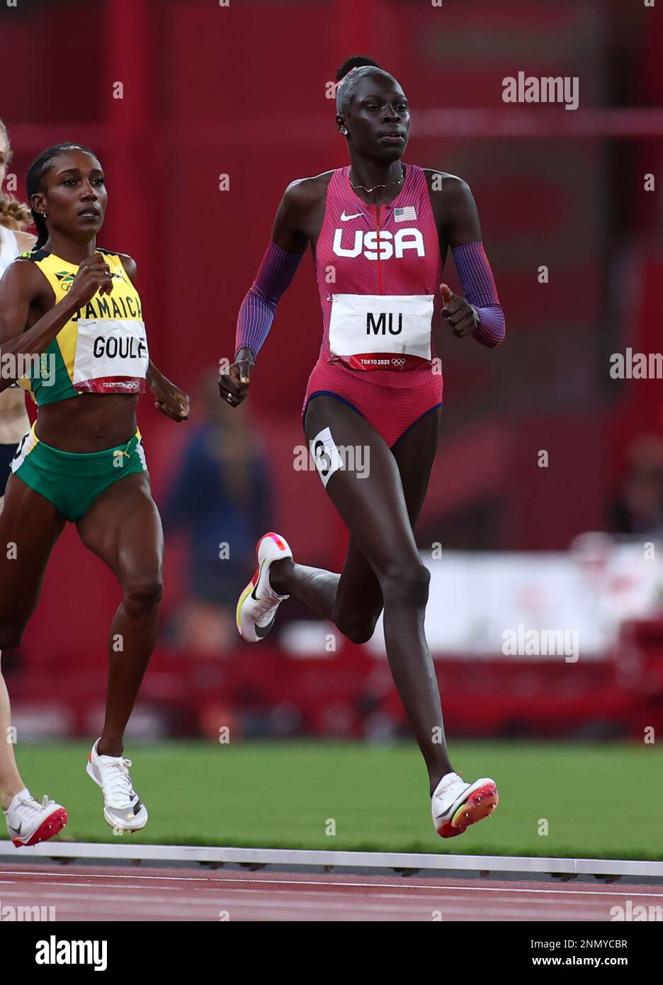 MU Athing of United States (3) competes during Athletics women's 800m ...