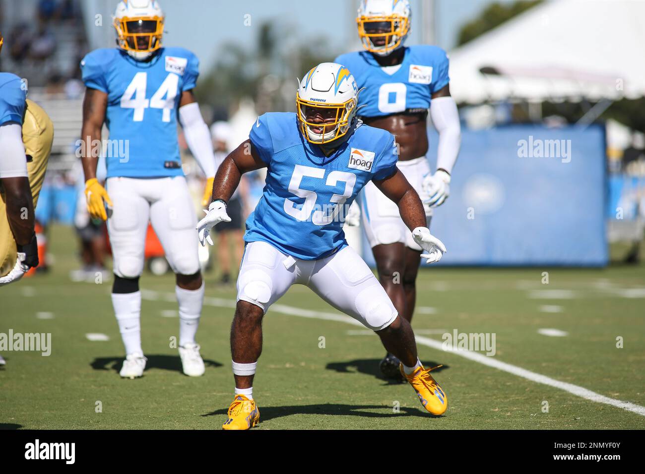 COSTA MESA, CA AUGUST 02 Los Angeles Chargers linebacker Damon Lloyd