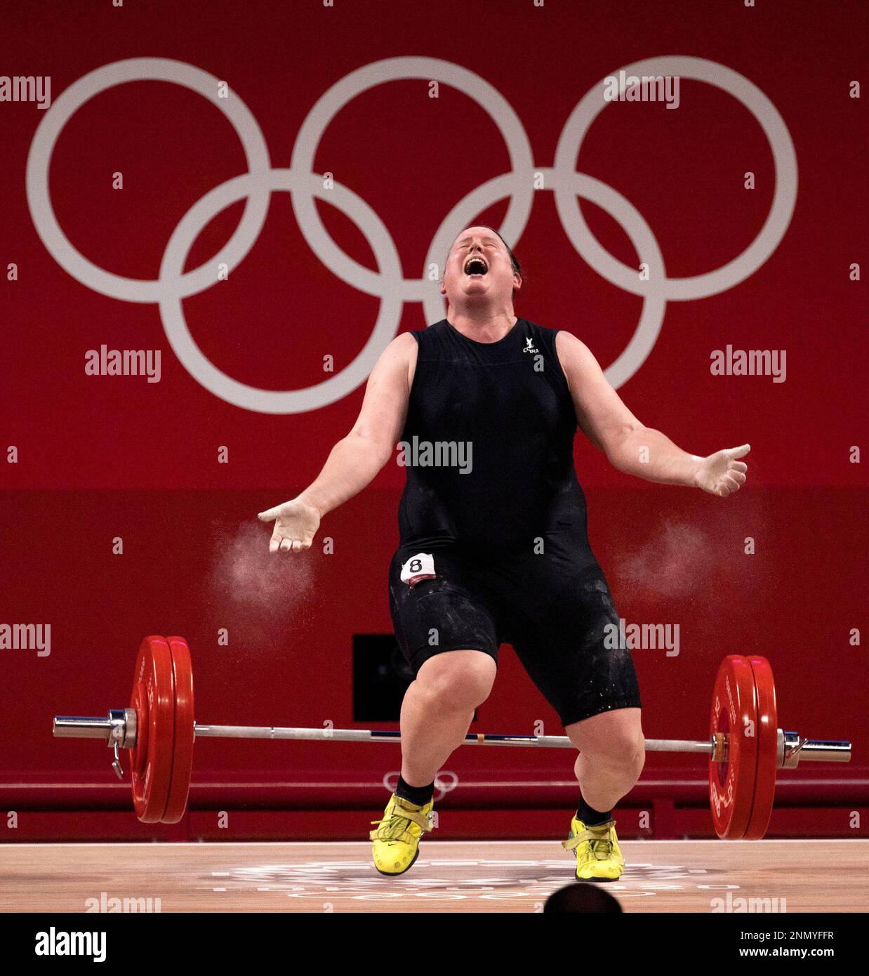 August 2, 2021, Tokyo, Kanto, Japan Team New Zealand weightlifter(02)