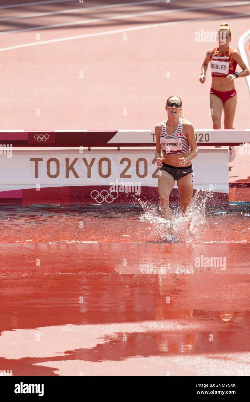 August 01, 2021 Alycia Butterworth (1386) of Canada lands and runs