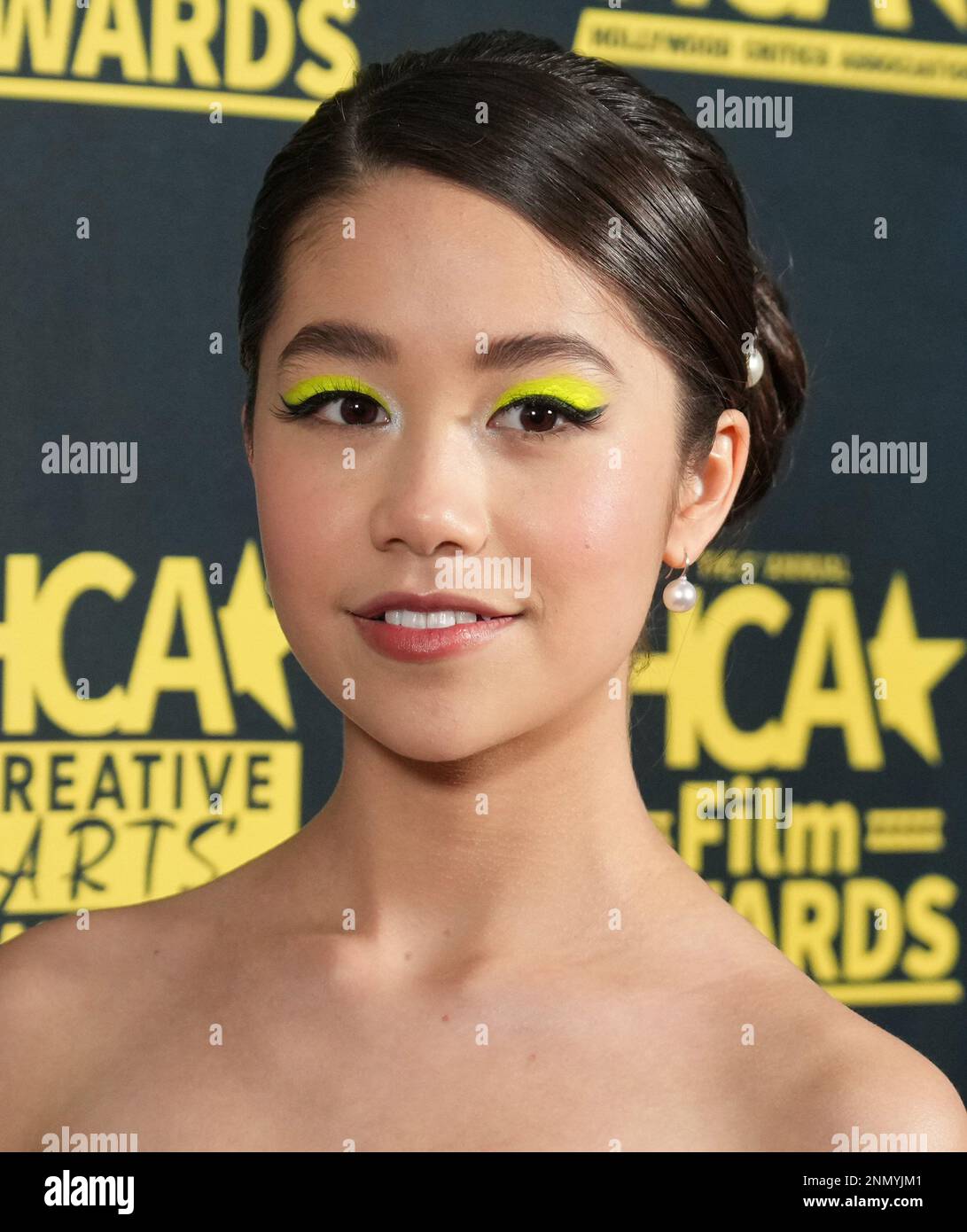 Trinity Bliss arrives at the 2023 HCA Film Awards held at the Beverly