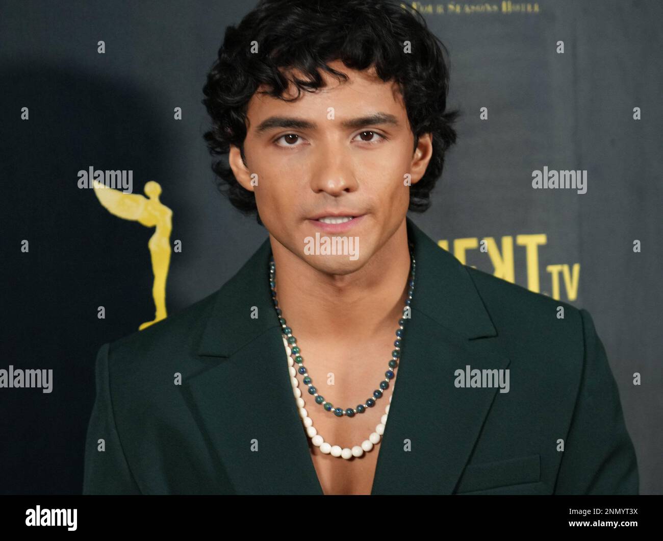 Brandon Perea arrives at the 2023 HCA Film Awards held at the Beverly