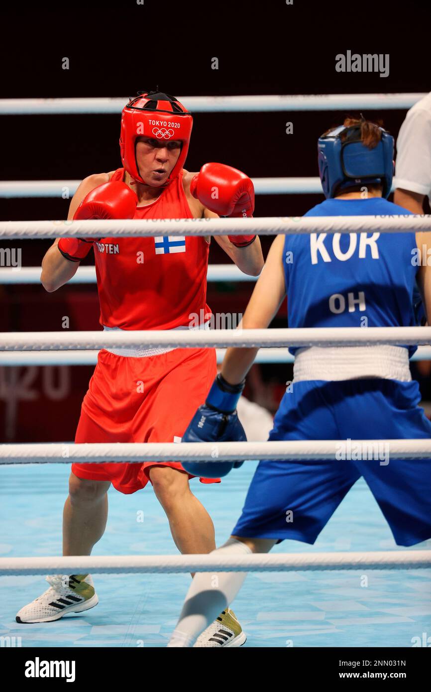 July 30, 2021, Tokyo, Japan BOXING MUM ADVANCES Olympic women's