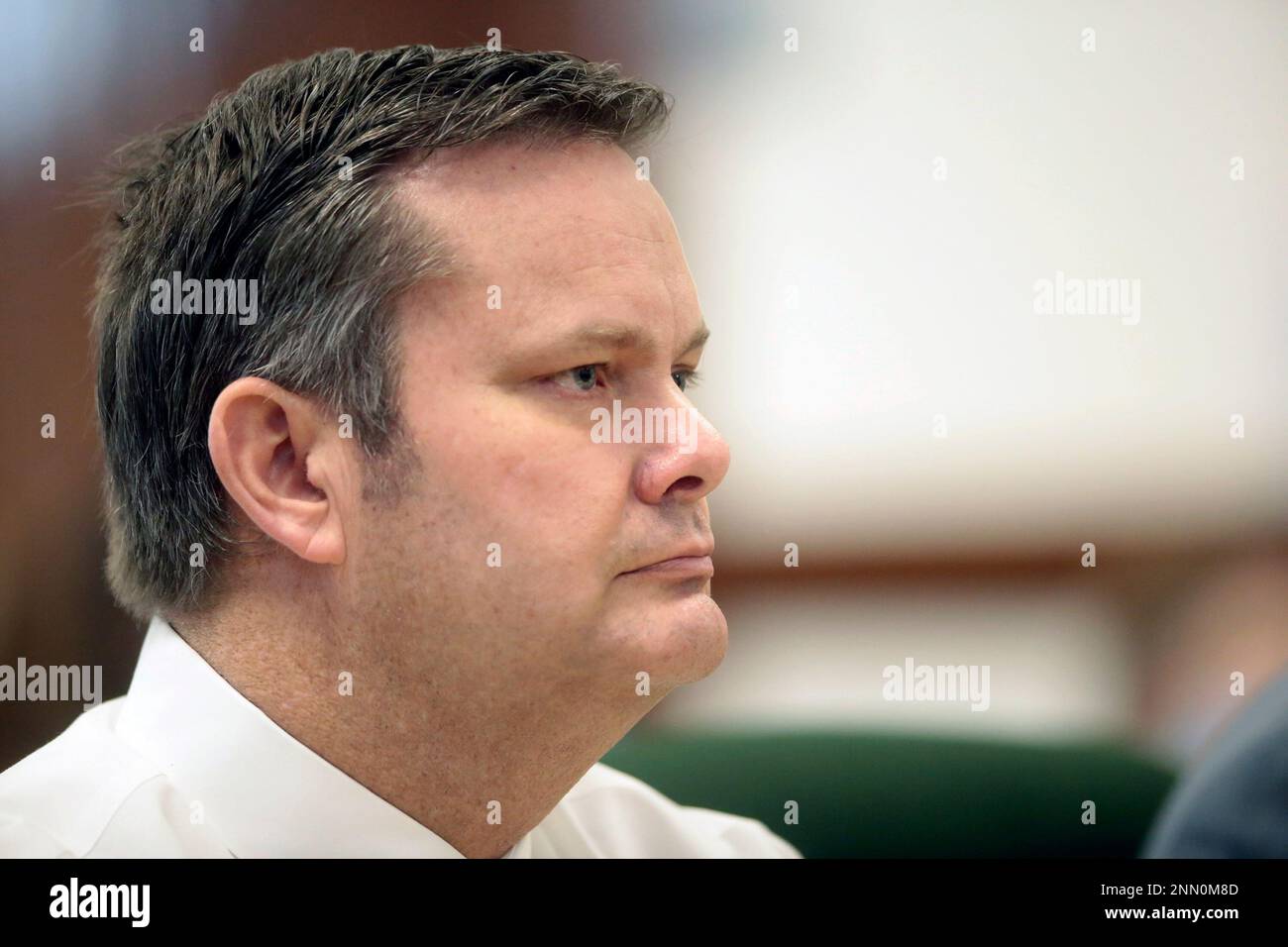 FILE This Aug. 4, 2020, file photo, shows Chad Daybell during a court hearing in St. Anthony