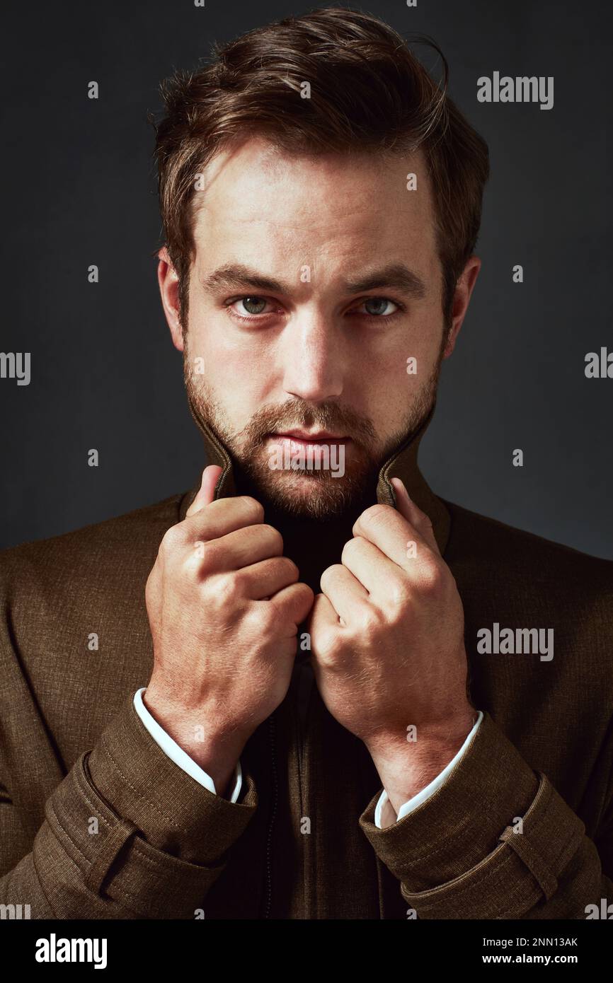 What does your style say about you. Studio portrait of a handsome young