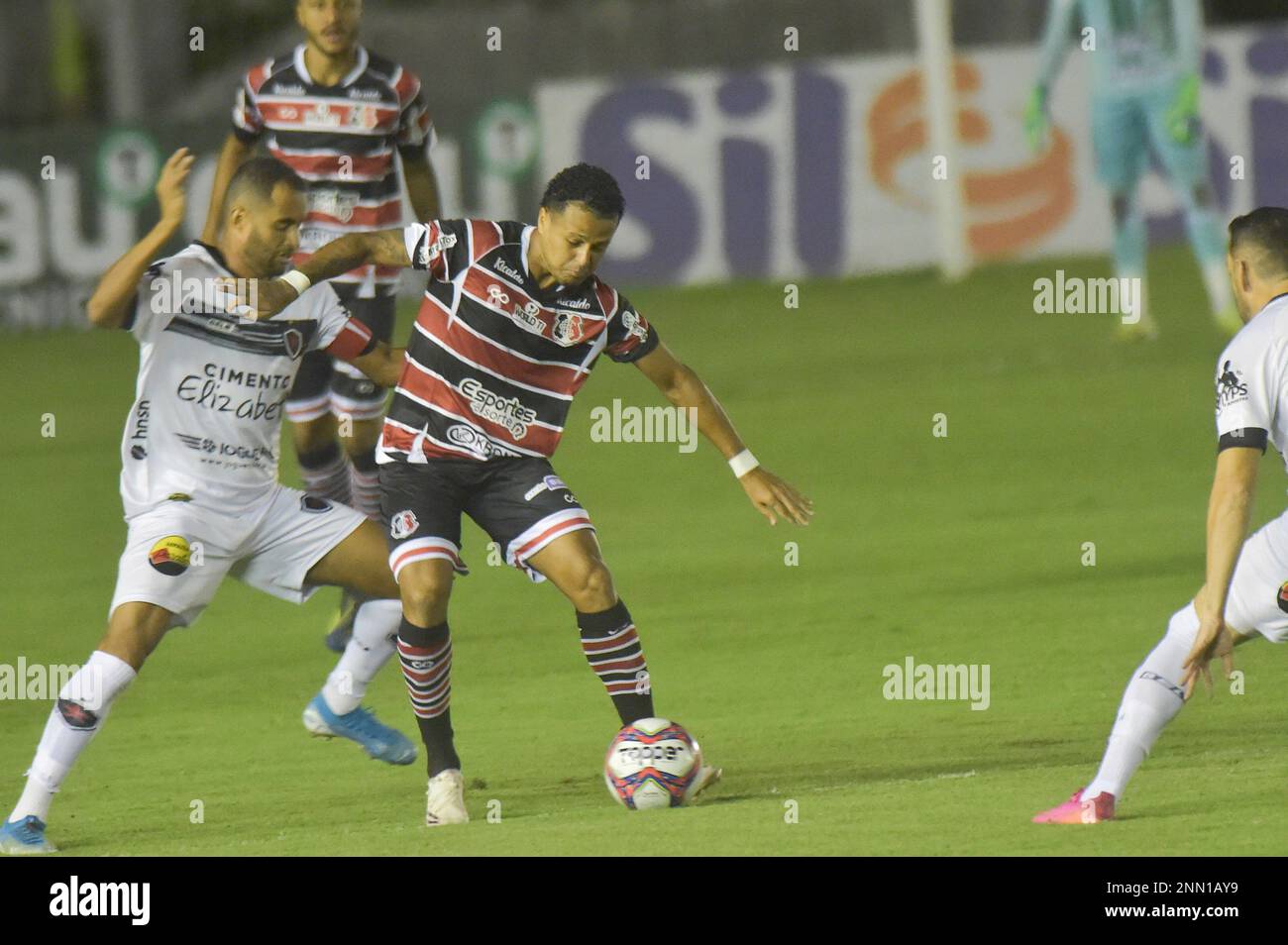 PB - Joao Pessoa - 7/24/2021 - BRAZILIAN C 2021, BOTAFOGO-PB X SANTA CRUZ -  Botafogo-PB player Savio celebrates his goal during a match against Santa  Cruz at Almeidao stadium for the