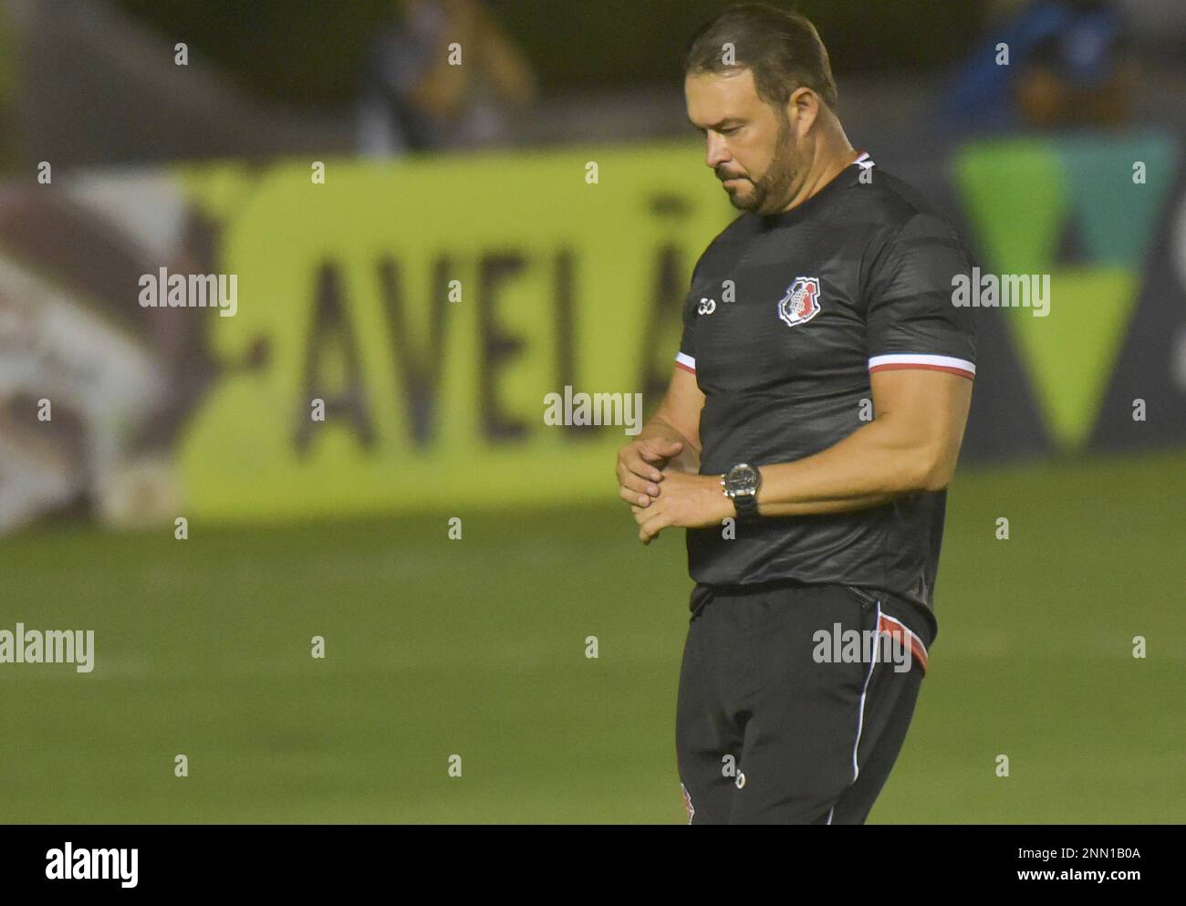 PB - Joao Pessoa - 7/24/2021 - BRAZILIAN C 2021, BOTAFOGO-PB X SANTA CRUZ -  Botafogo-PB player Savio celebrates his goal during a match against Santa  Cruz at Almeidao stadium for the