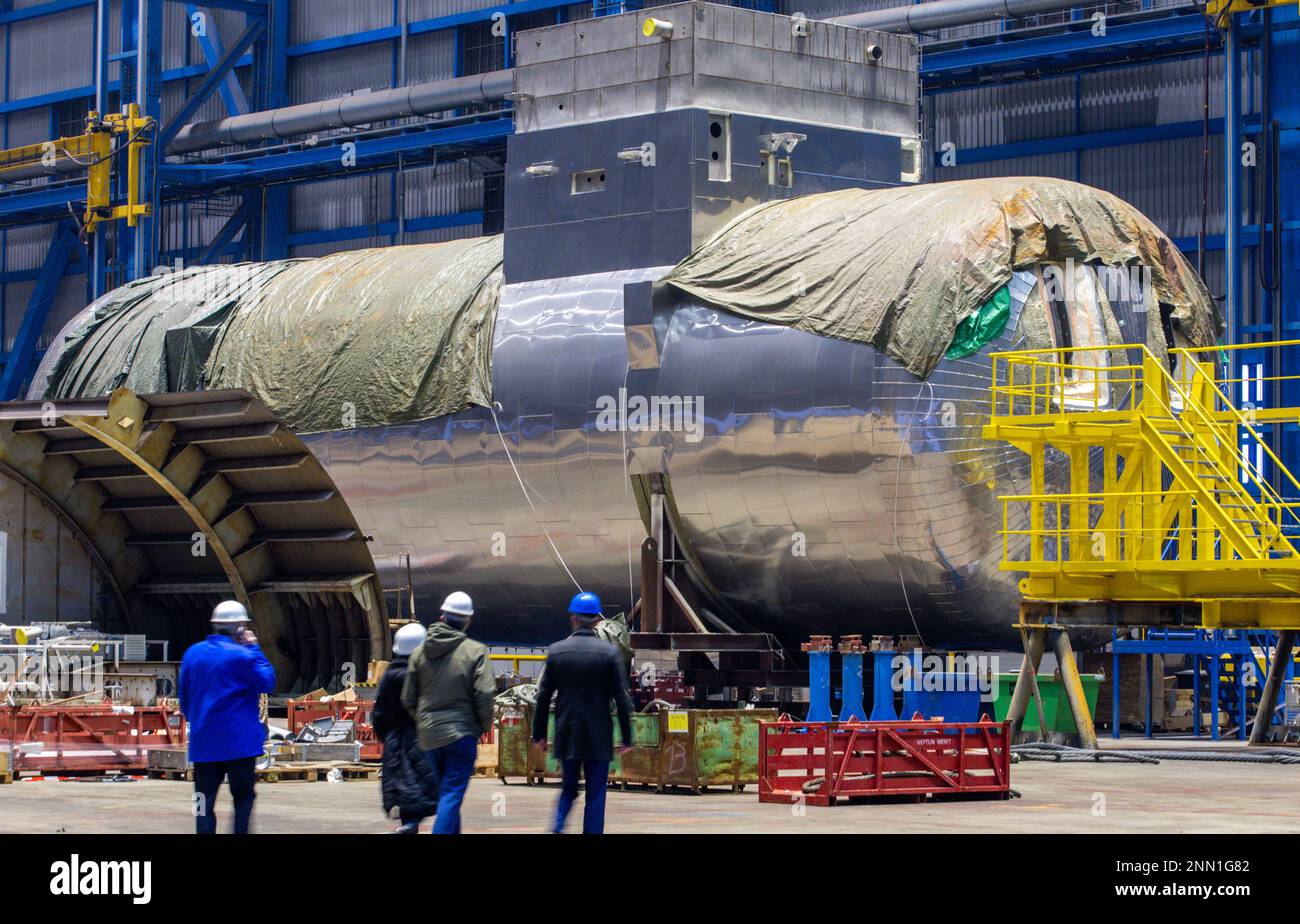 Rostock, Germany. 20th Feb, 2023. A huge LNG tank for installation in a