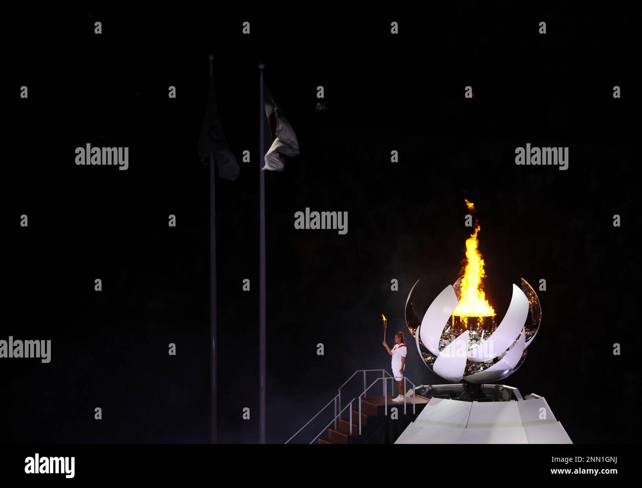 Tennis Player Olympic Torch Tradition