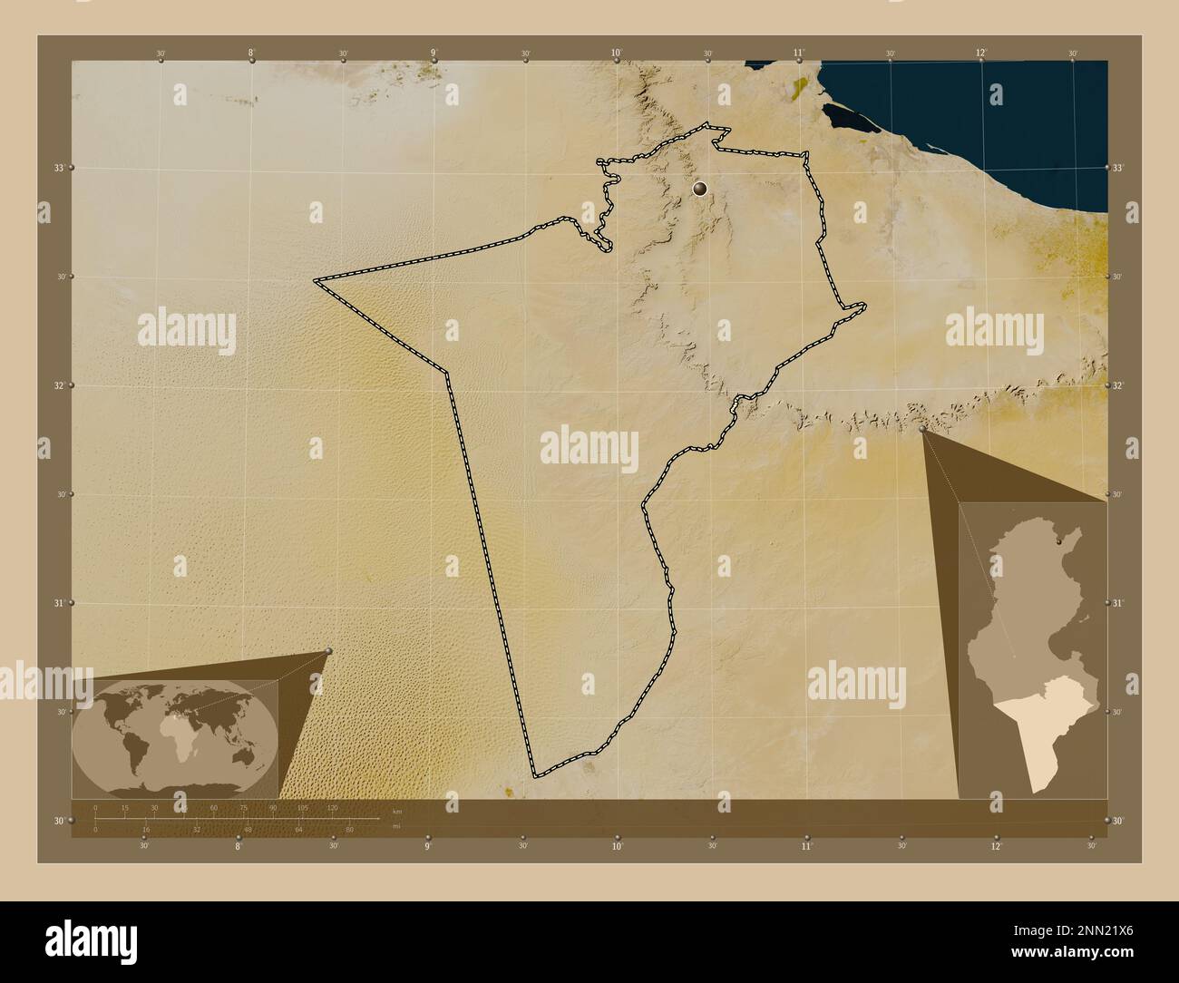 Free Satellite Location Map of Gololo