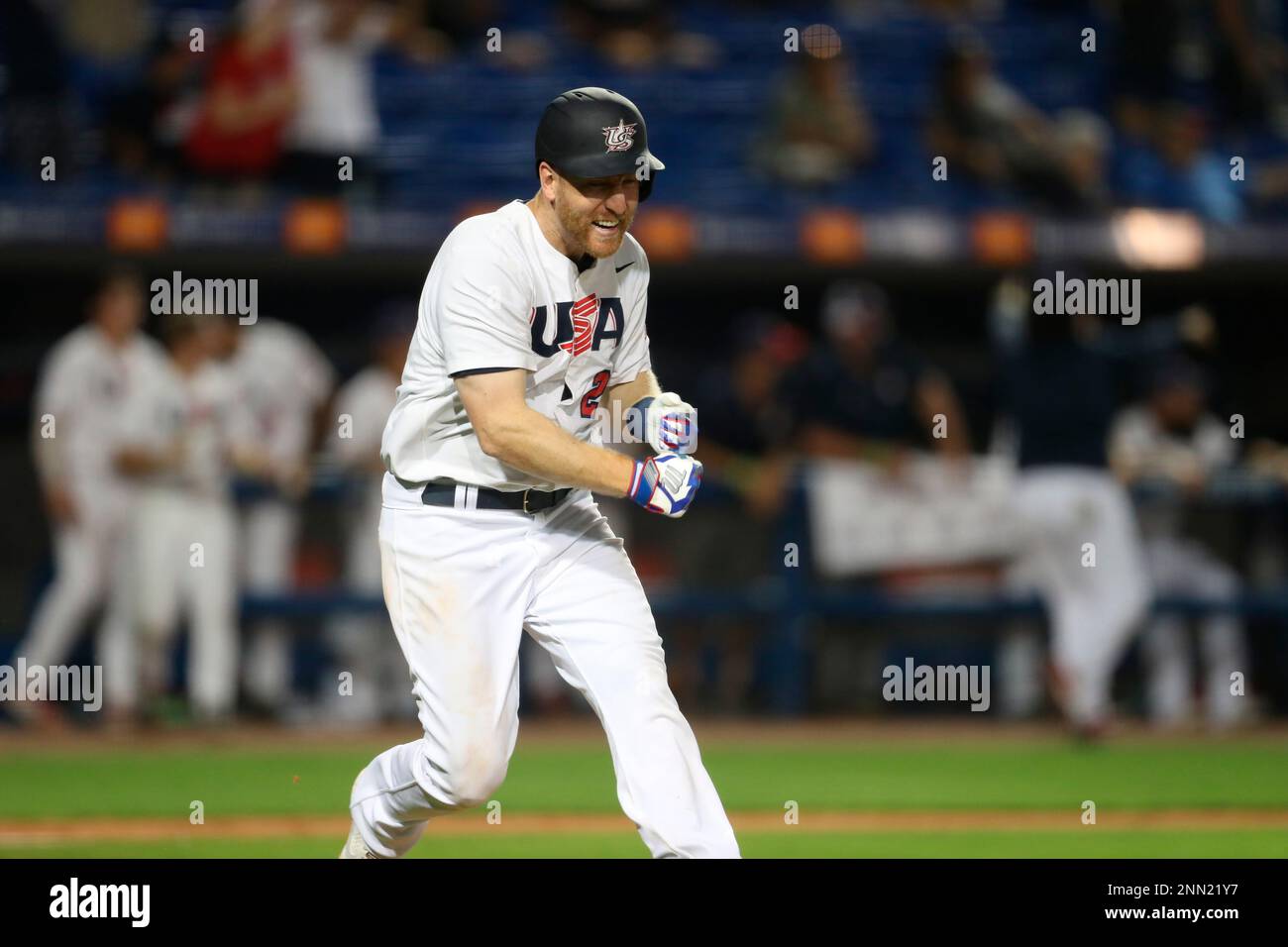 Todd Frazier (25) of Team U.S.A. celebrates during the 2021 WBSC Baseball  America Qualifier at Clover Park on Saturday, June 5, 2021 in Port St.  Lucie, Florida (Tom DiPace via AP Stock Photo - Alamy