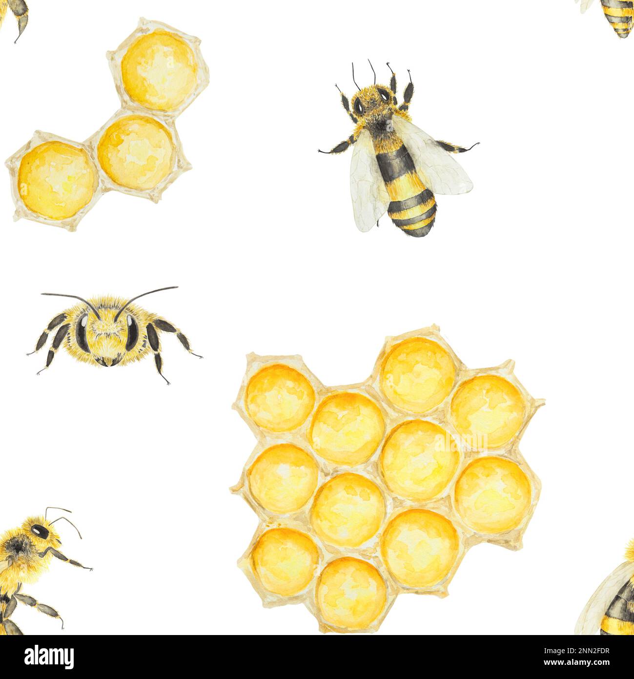 Honeycomb Watercolor 