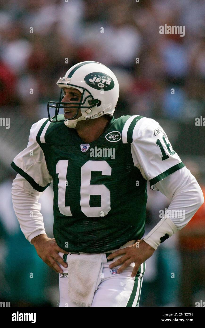 14 September 2003 : Vinny Testaverde of the New York Jets during