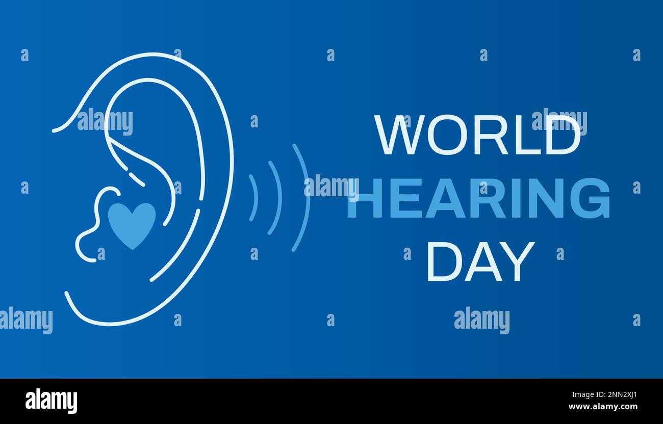 World Hearing Day or International Ear Care Day. March 3. Holiday