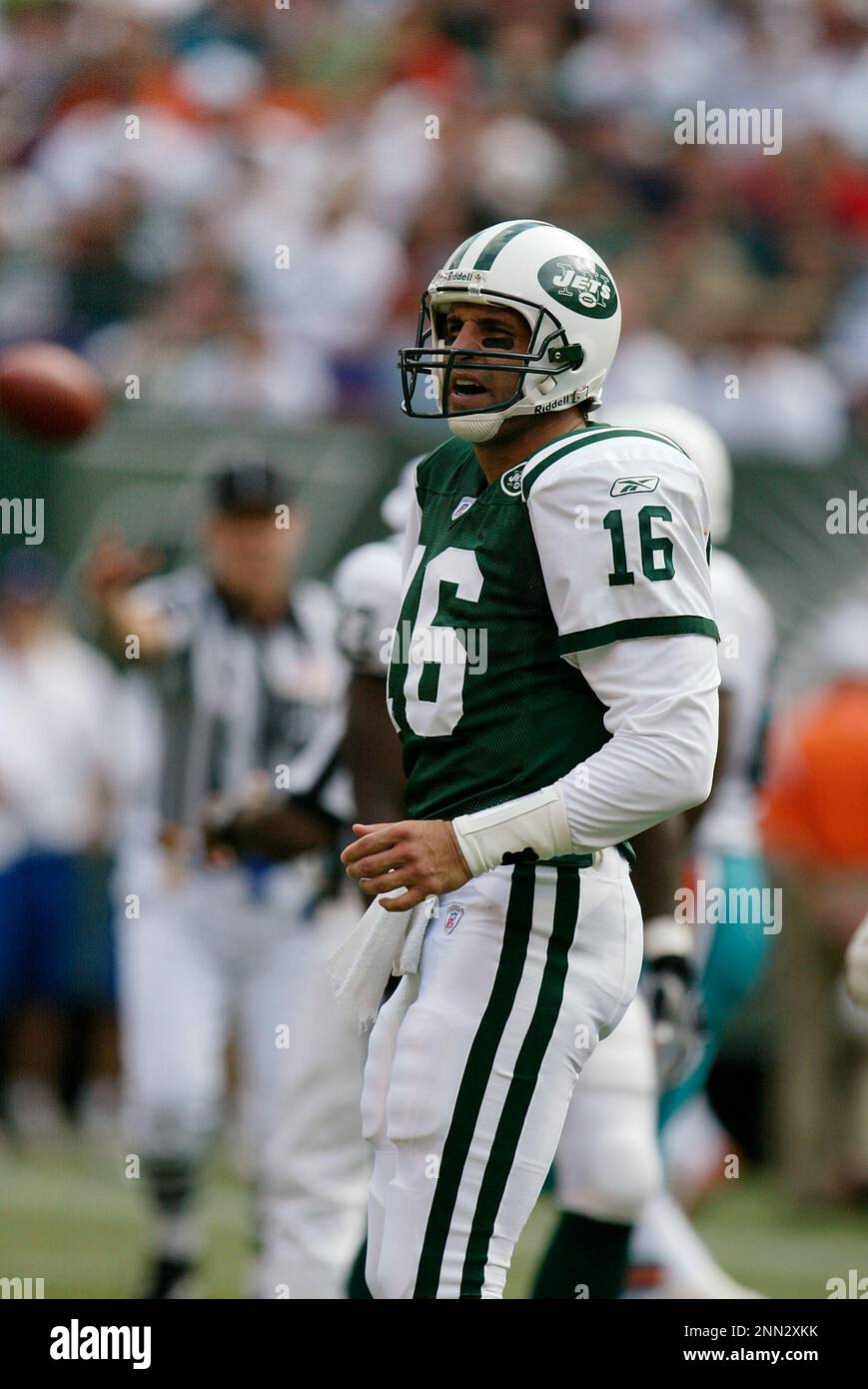 14 September 2003 : Vinny Testaverde of the New York Jets during