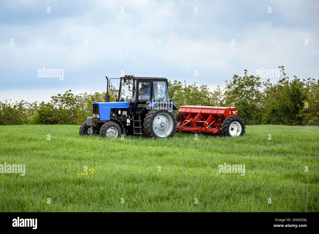 Crop Pouring Chute in Agricultural Machine Stock Image - Image of