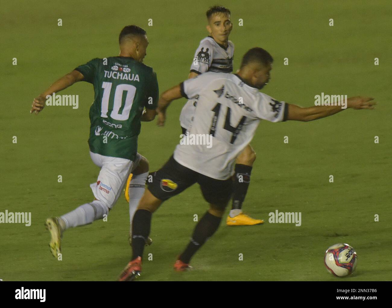 PB - Joao Pessoa - 7/24/2021 - BRAZILIAN C 2021, BOTAFOGO-PB X SANTA CRUZ -  Botafogo-PB player Savio celebrates his goal during a match against Santa  Cruz at Almeidao stadium for the