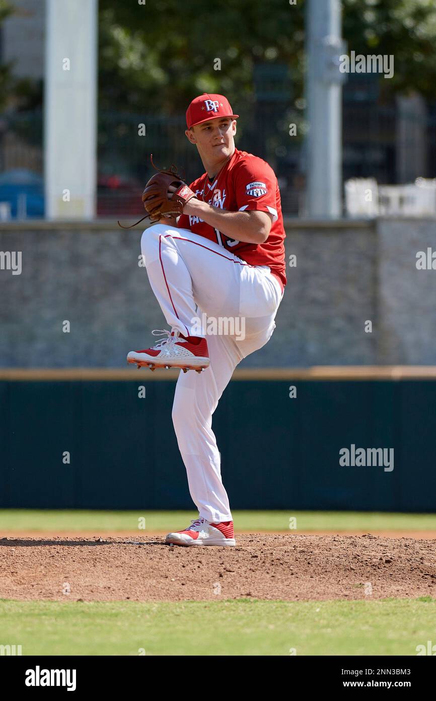 Pitcher Calvin Ziegler (19) during the Baseball Factory All-Star ...