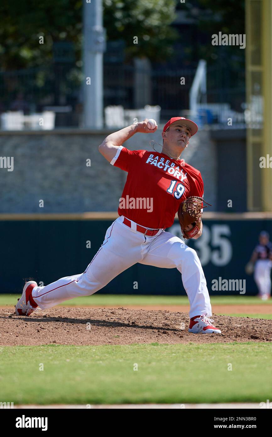 Pitcher Calvin Ziegler (19) during the Baseball Factory All-Star ...
